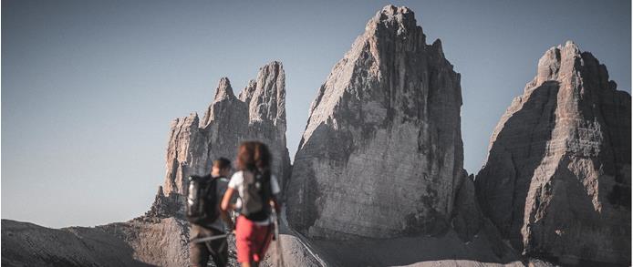 In front of the 3 Peaks