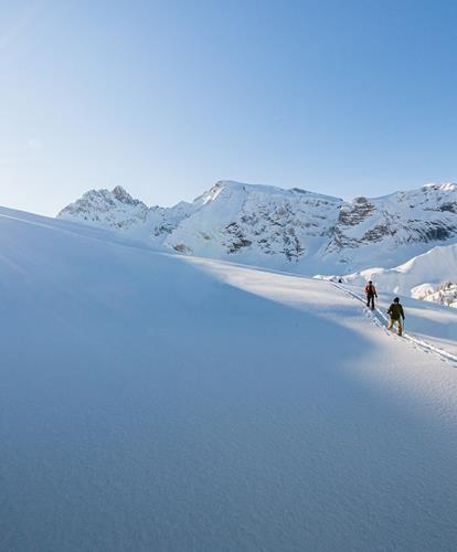 Schneeschuhwanderung nach Prags
