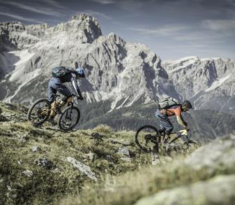 Mountainbike nelle Dolomiti