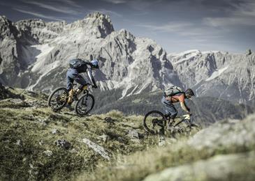 Mountainbiking in the Dolomites