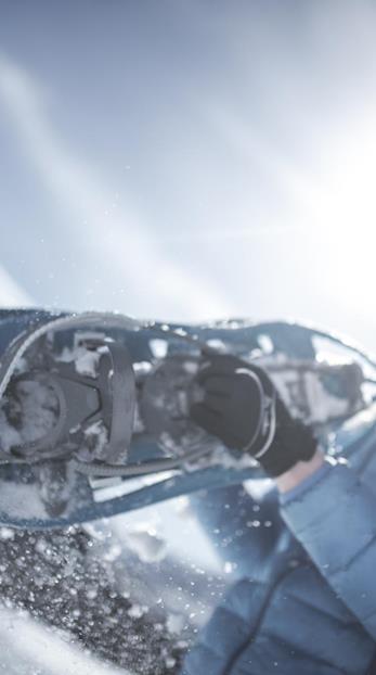 Snowshoe hiking