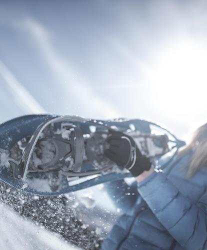 Snowshoe hiking