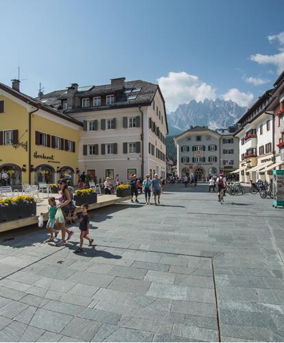 Die Fußgängerzone von Innichen