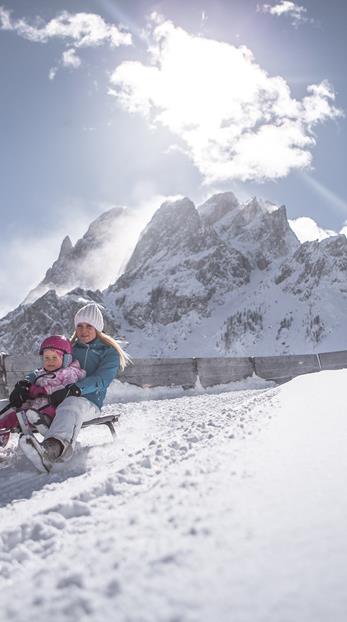 Tobogganing